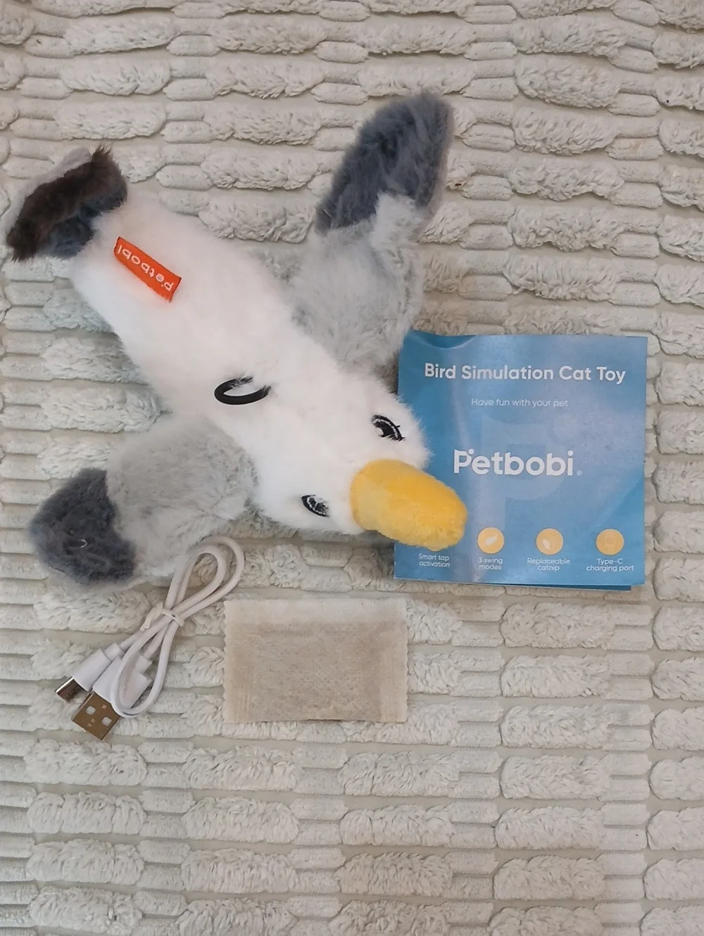 Petbobi Cat Toy Flapping Sea Gulls 2 pk